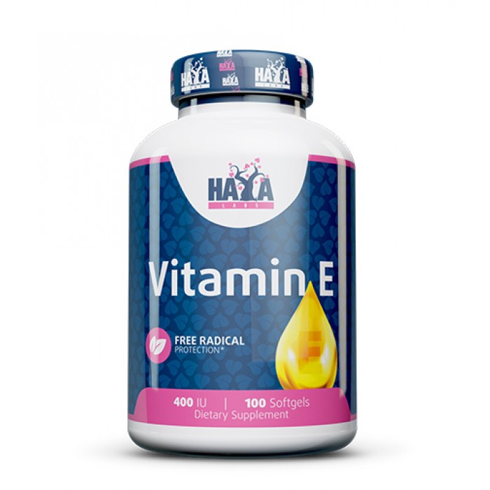 Haya Labs - Vitamin E 400 IU / 100 softgels.